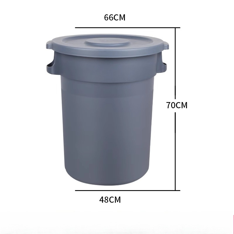 Commercial Kitchen Trash Can - Baiyun cleaning round large trash can