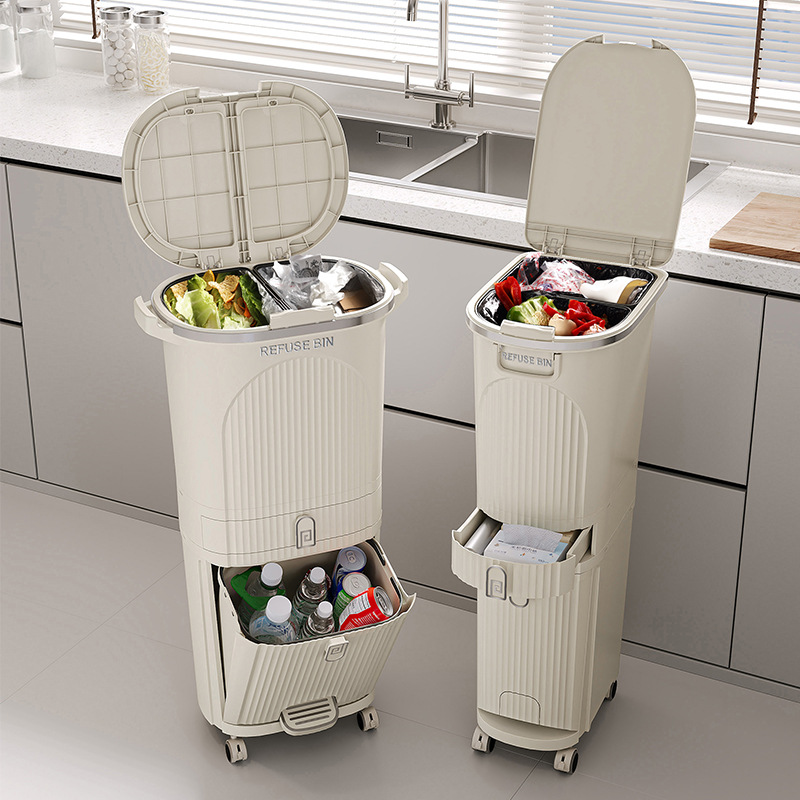 Commercial Kitchen Trash Can - ‌Step Pedal Kitchen Bin - Odor-Proof