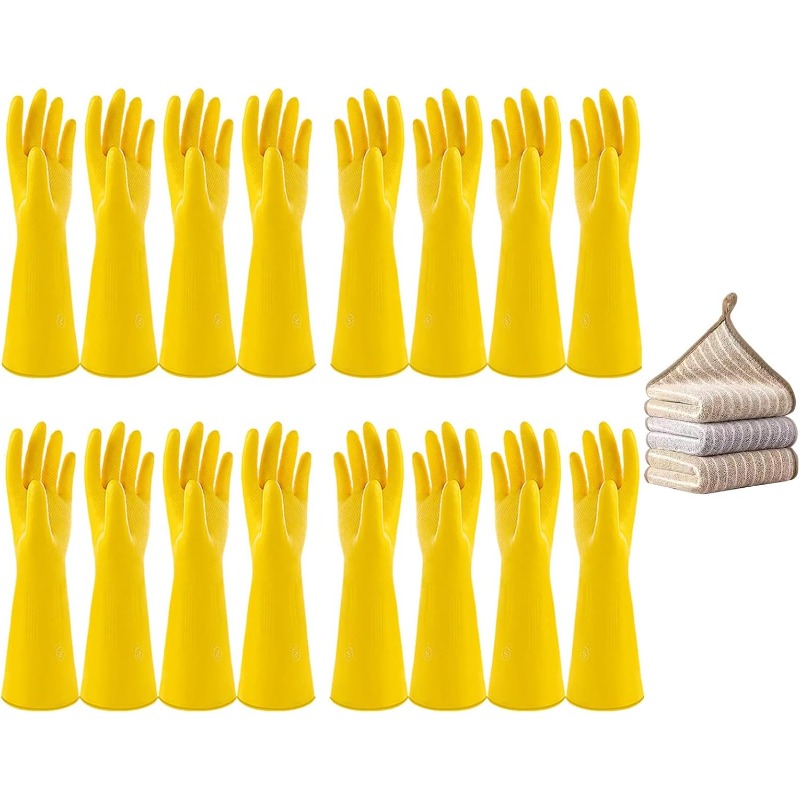Commercial Kitchen Gloves - 3 Pairs for Kitchen Washing Bowl