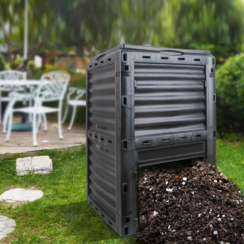 Commercial Kitchen Trash Can - Garden Compost Bin Outdoor Compost Box