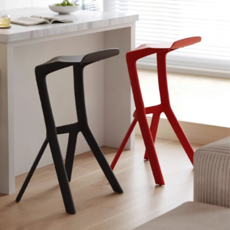 Commercial Kitchen Designer - Backrest Geometric Design Durable Plastic Kitchen