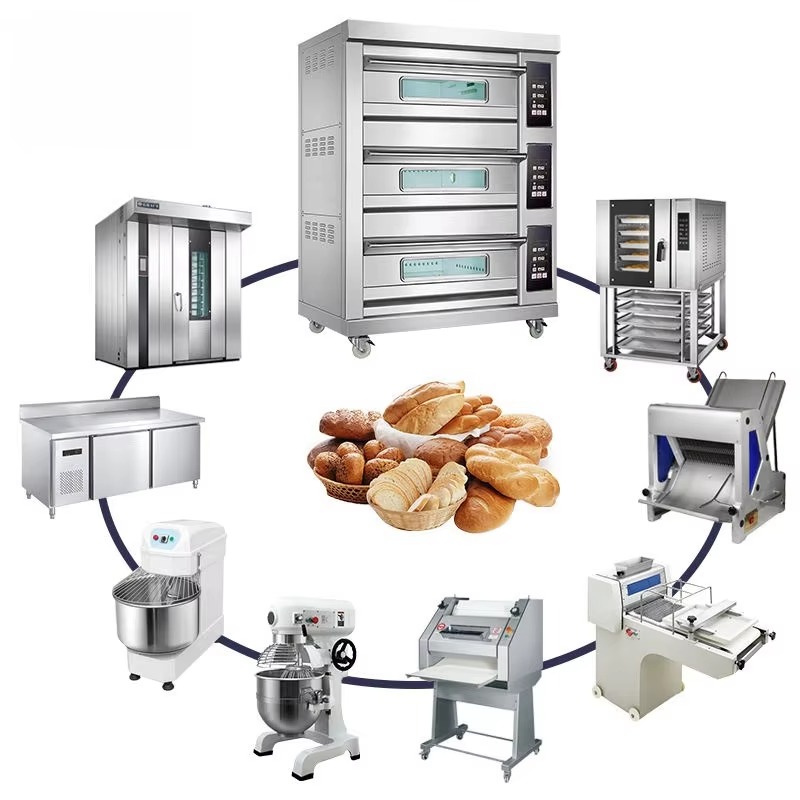 Rotary Bakery Oven - Bread Baking Equipment Oven and Mixer