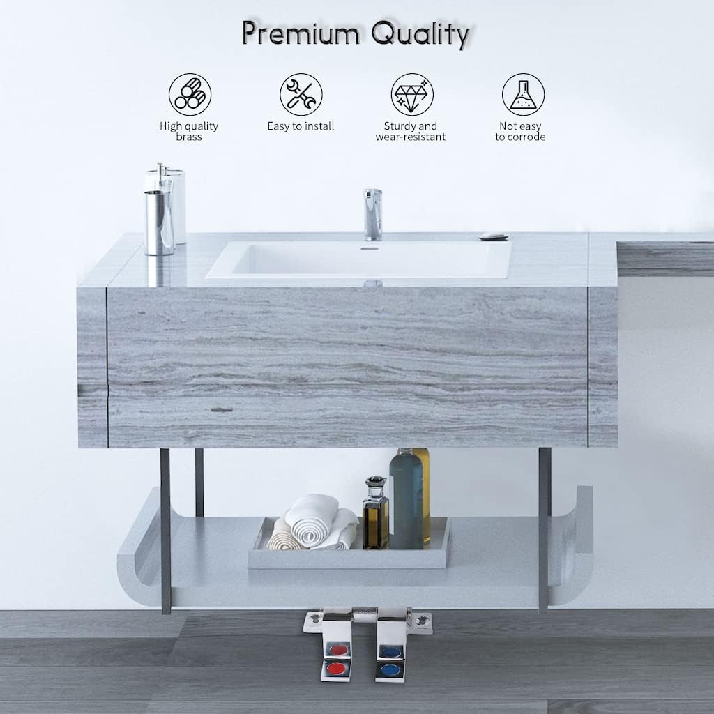 Brass Dual Handle Hot & Cold F - Commercial Kitchen Designer recension och pris