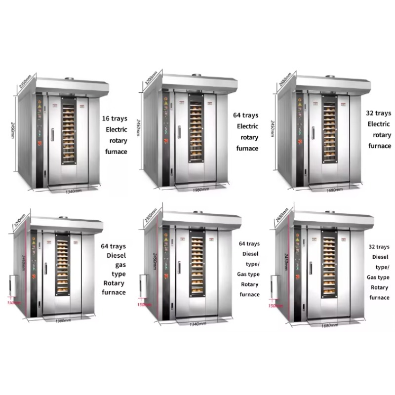 16 32 64 Tray  Rotary Bread Ra - Rotary Bakery Oven recension och pris