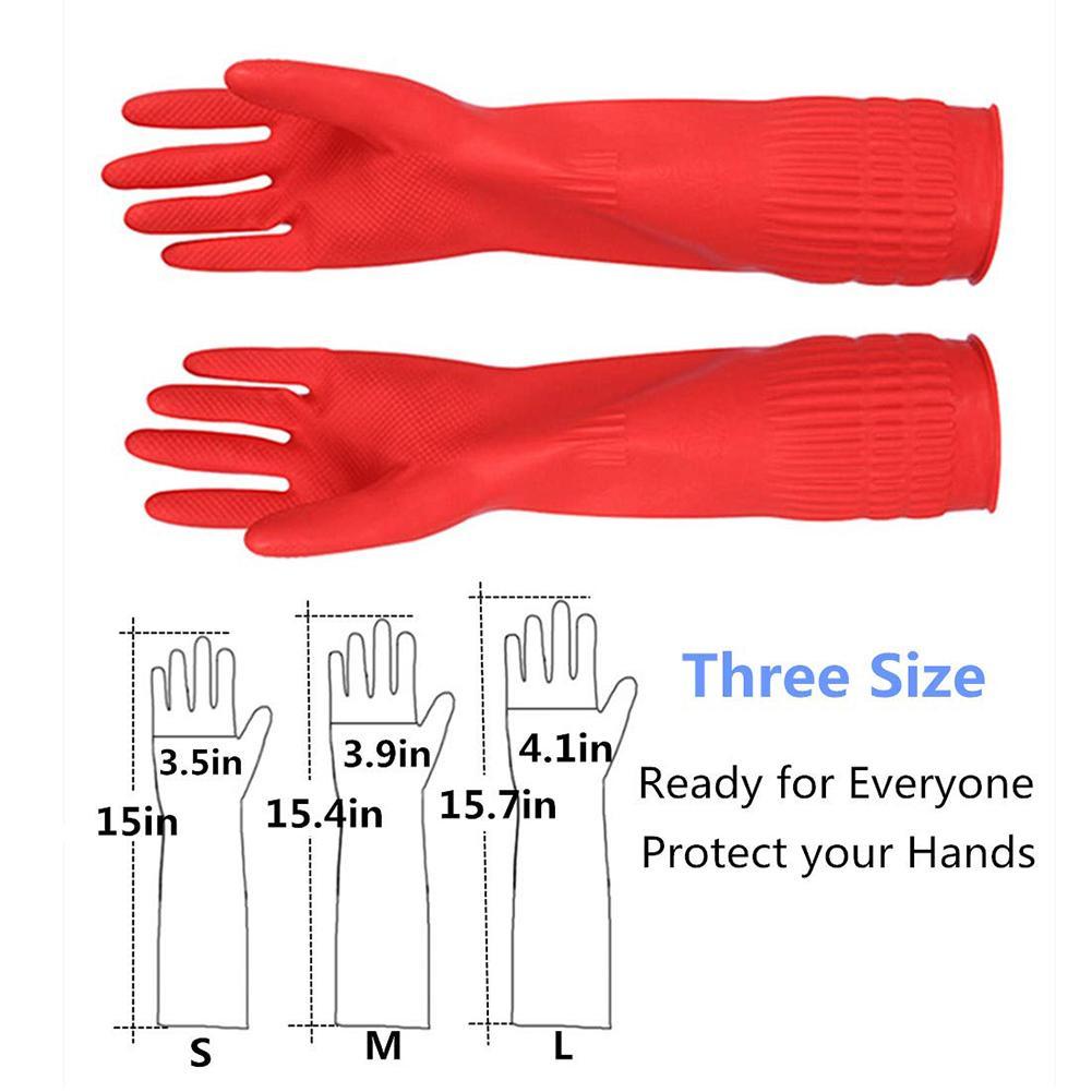 Kitchen Red Gloves Washing Dis - Commercial Kitchen Gloves recension och pris