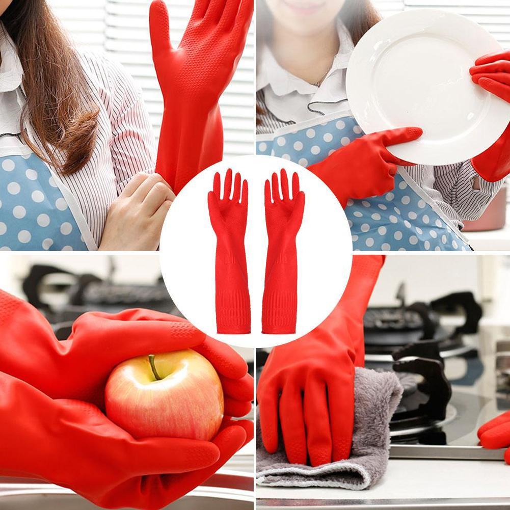 Kitchen Red Gloves Washing Dis - Commercial Kitchen Gloves recension och pris