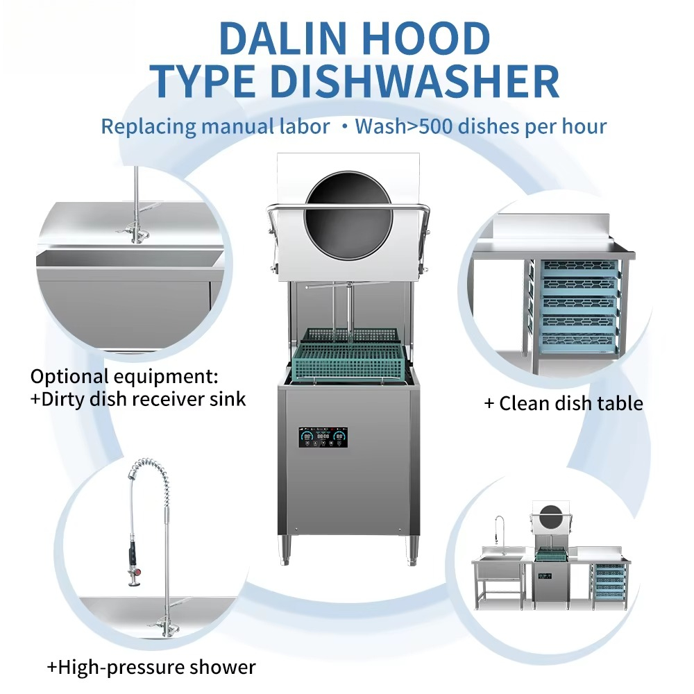 5KW 7KW 9KW Freestanding Smart - Commercial Kitchen Dishwasher recension och pris