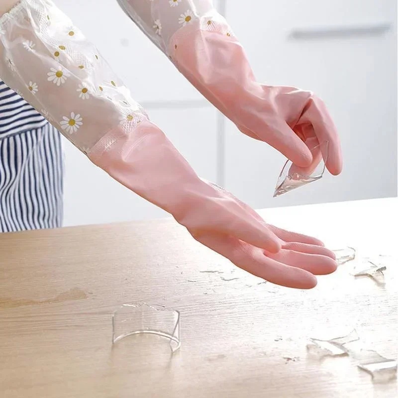 Household Long Sleeve Rubber G - Commercial Kitchen Gloves recension och pris