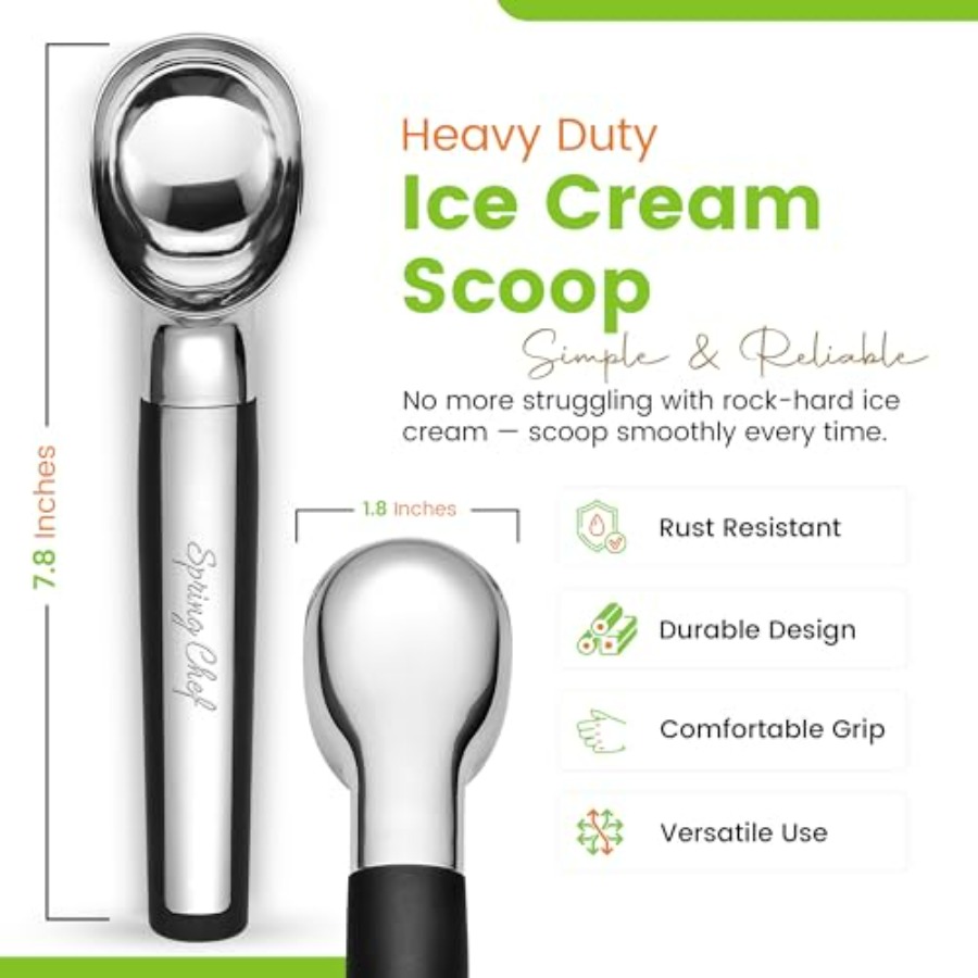 Heavy Duty Metal Ice Cream Sco - Commercial Kitchen Dishwasher recension och pris