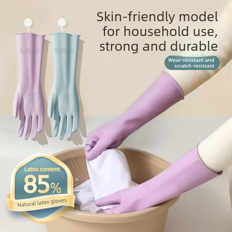 Latex Dish Washing Gloves,with - Commercial Kitchen Gloves recension och pris