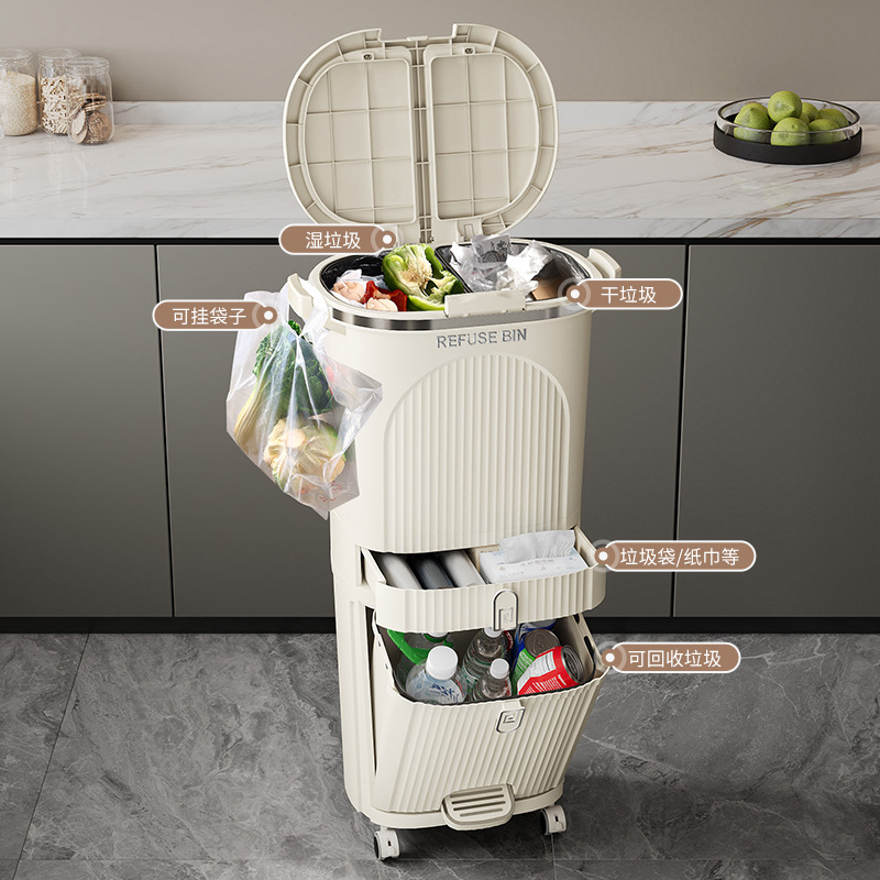 ‌Step Pedal Kitchen Bin - Odor - Commercial Kitchen Trash Can recension och pris