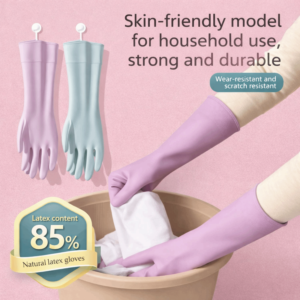 Latex Dish Washing Gloves with - Commercial Kitchen Gloves recension och pris