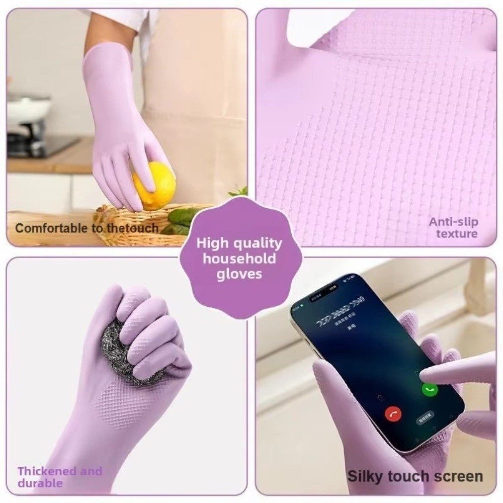Latex Dish Washing Gloves with - Commercial Kitchen Gloves recension och pris