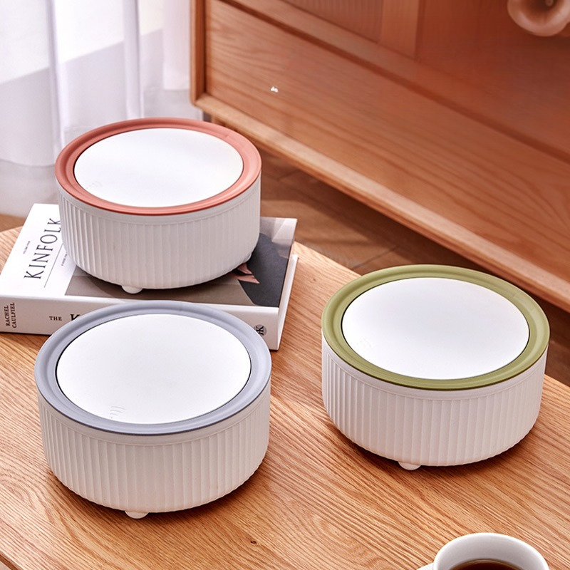 Round Trash Can With Lid, Whit - Commercial Kitchen Trash Can recension och pris