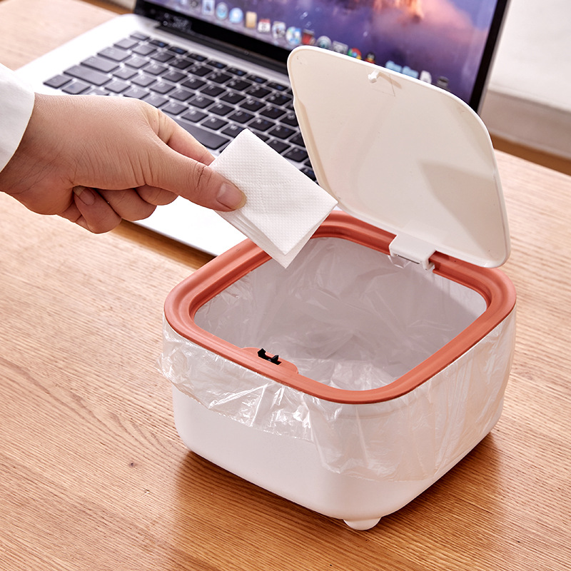 Round Trash Can With Lid, Whit - Commercial Kitchen Trash Can recension och pris