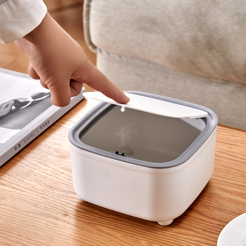 Round Trash Can With Lid, Whit - Commercial Kitchen Trash Can recension och pris