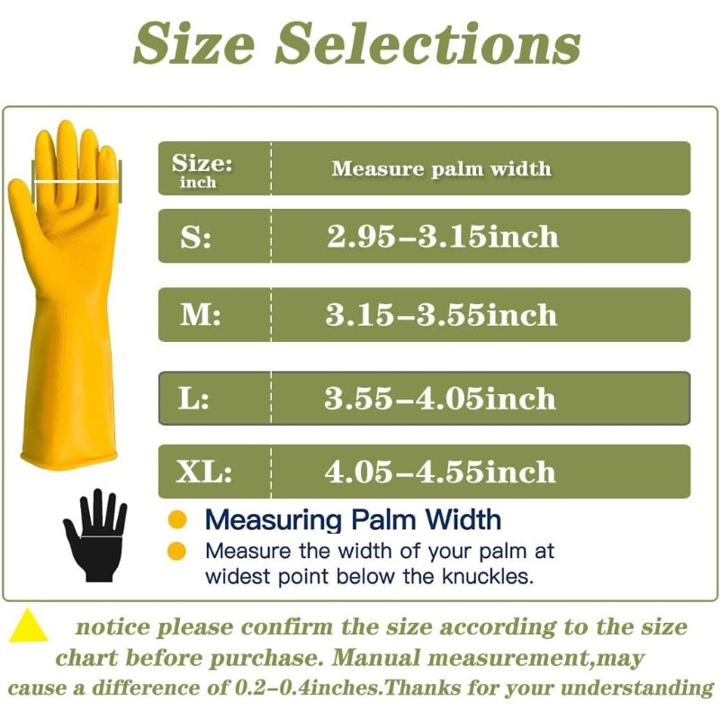 3 Pairs for Kitchen Washing Bo - Commercial Kitchen Gloves recension och pris