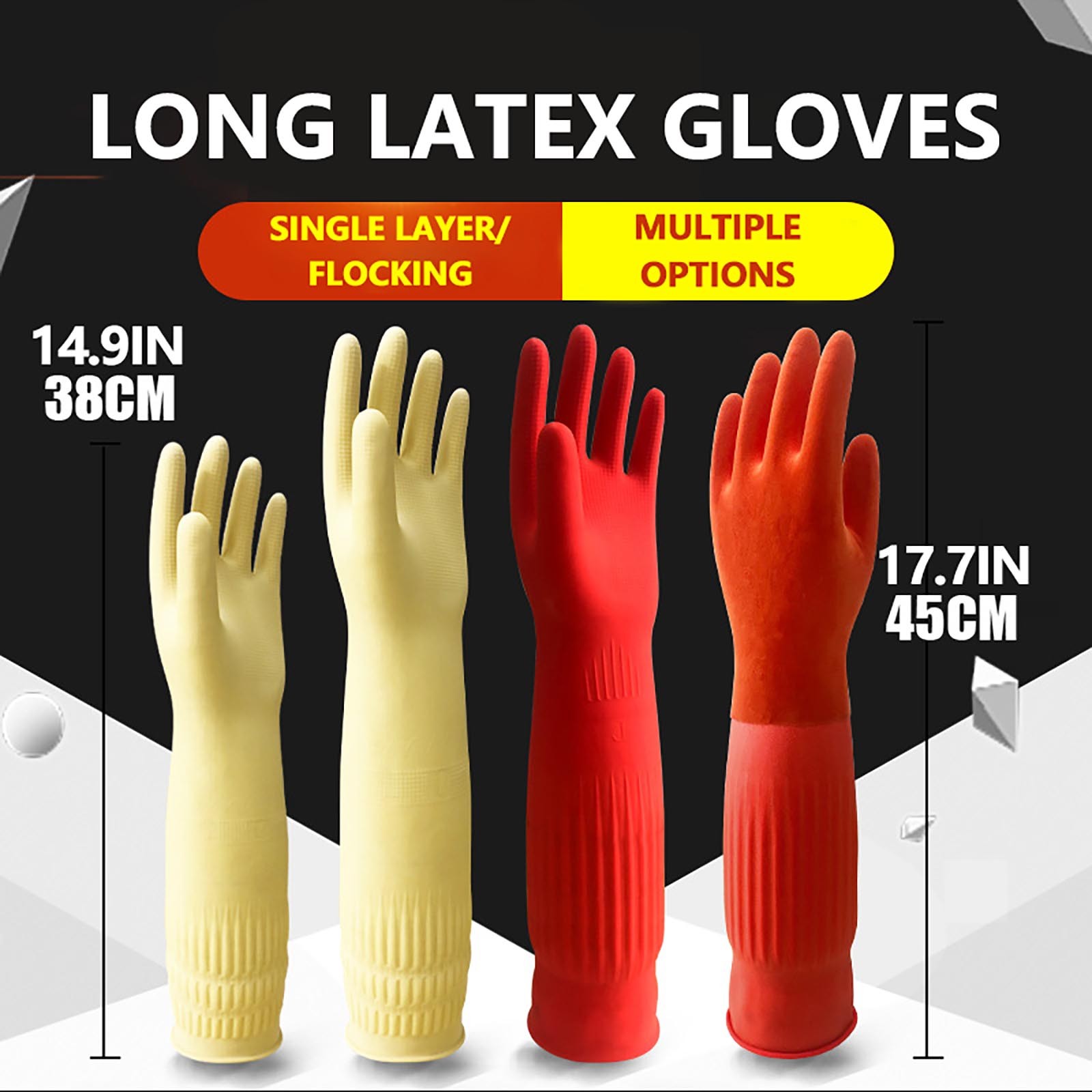 1pair Flexible Comfortable Rub - Commercial Kitchen Gloves recension och pris