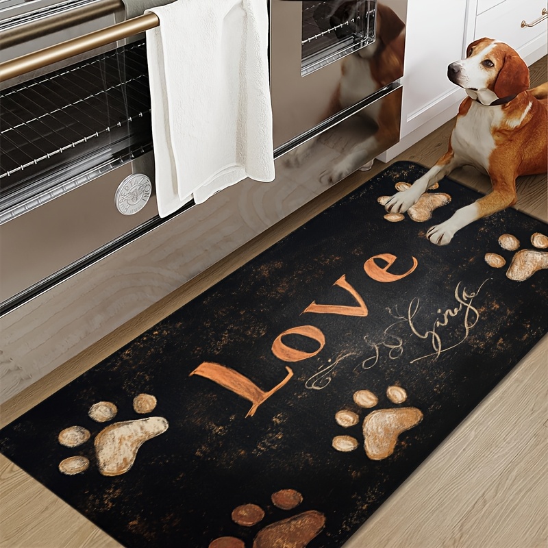 Cat Dog Paw Print Pattern Kitc - Commercial Kitchen Designer recension och pris