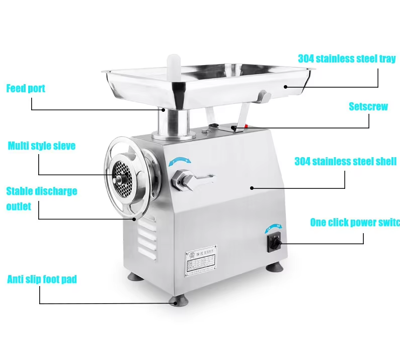 Electric Meat Grinder & Sausag - Commercial Kitchen Inspection recension och pris