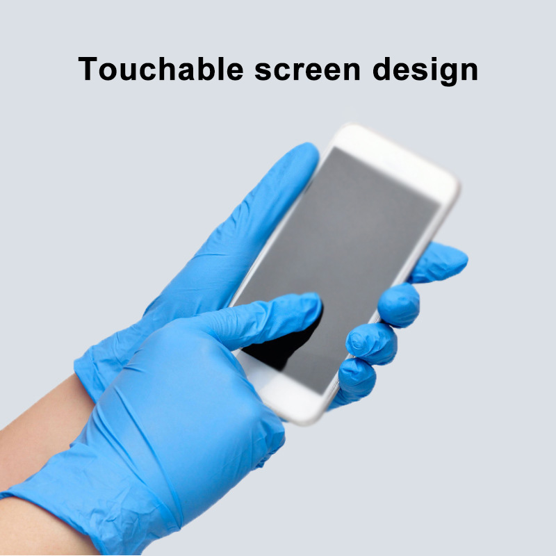 50/100PCS Blue Nitrile Gloves  - Commercial Kitchen Gloves recension och pris