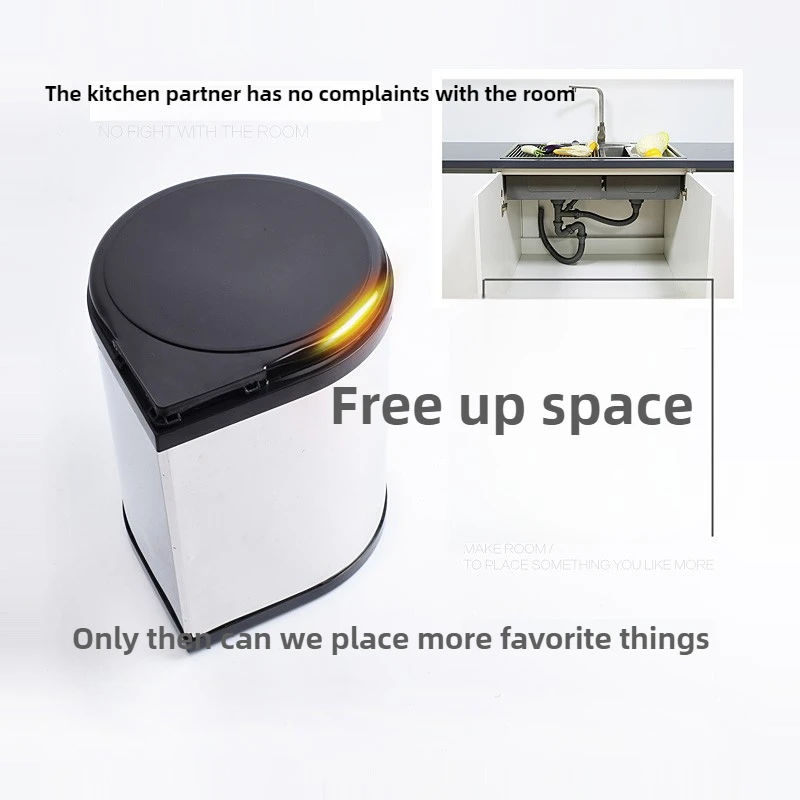 Premium Pull-Out Cabinet Trash - Commercial Kitchen Trash Can recension och pris