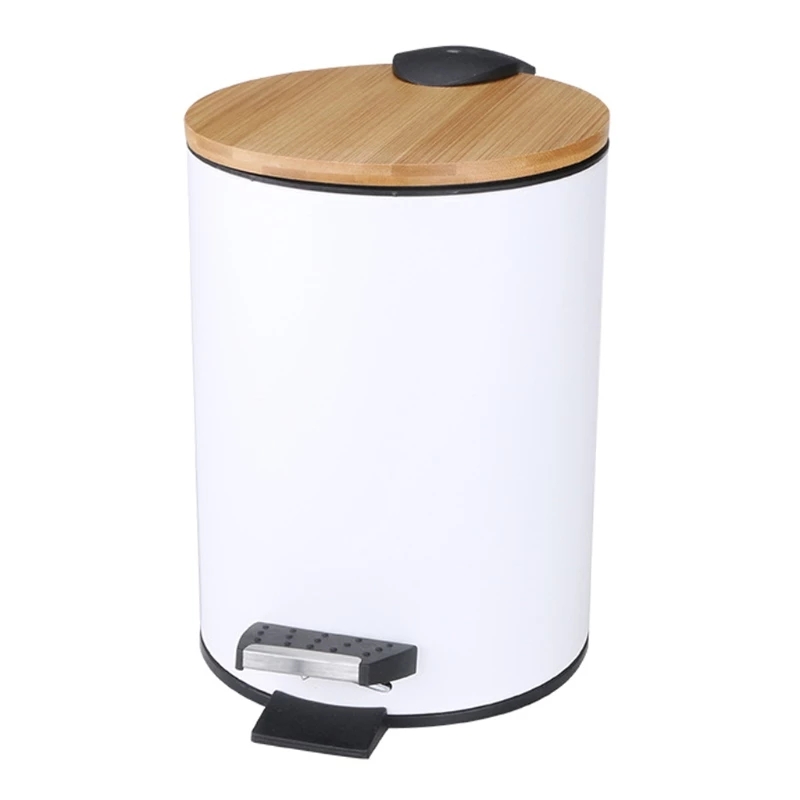 3/5L Wooden Flip Step Trash Ca - Commercial Kitchen Trash Can recension och pris