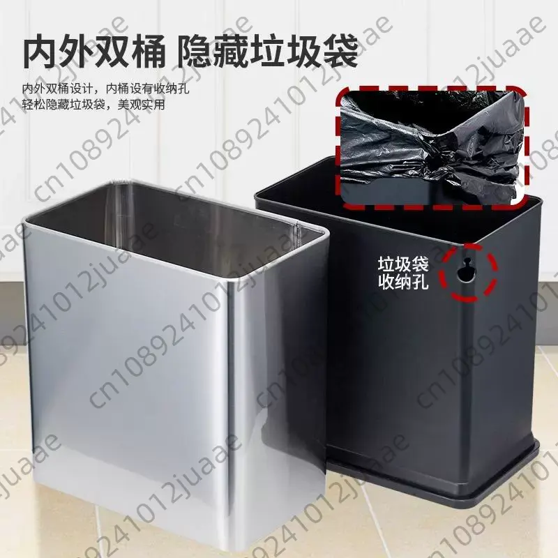 Stainless steel trash can unco - Commercial Kitchen Trash Can recension och pris