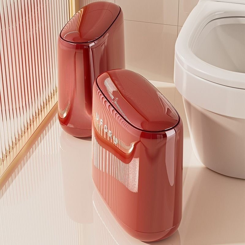 Bathroom Narrow Trash Can Plas - Commercial Kitchen Trash Can recension och pris