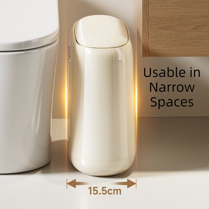 Bathroom Narrow Trash Can Plas - Commercial Kitchen Trash Can recension och pris