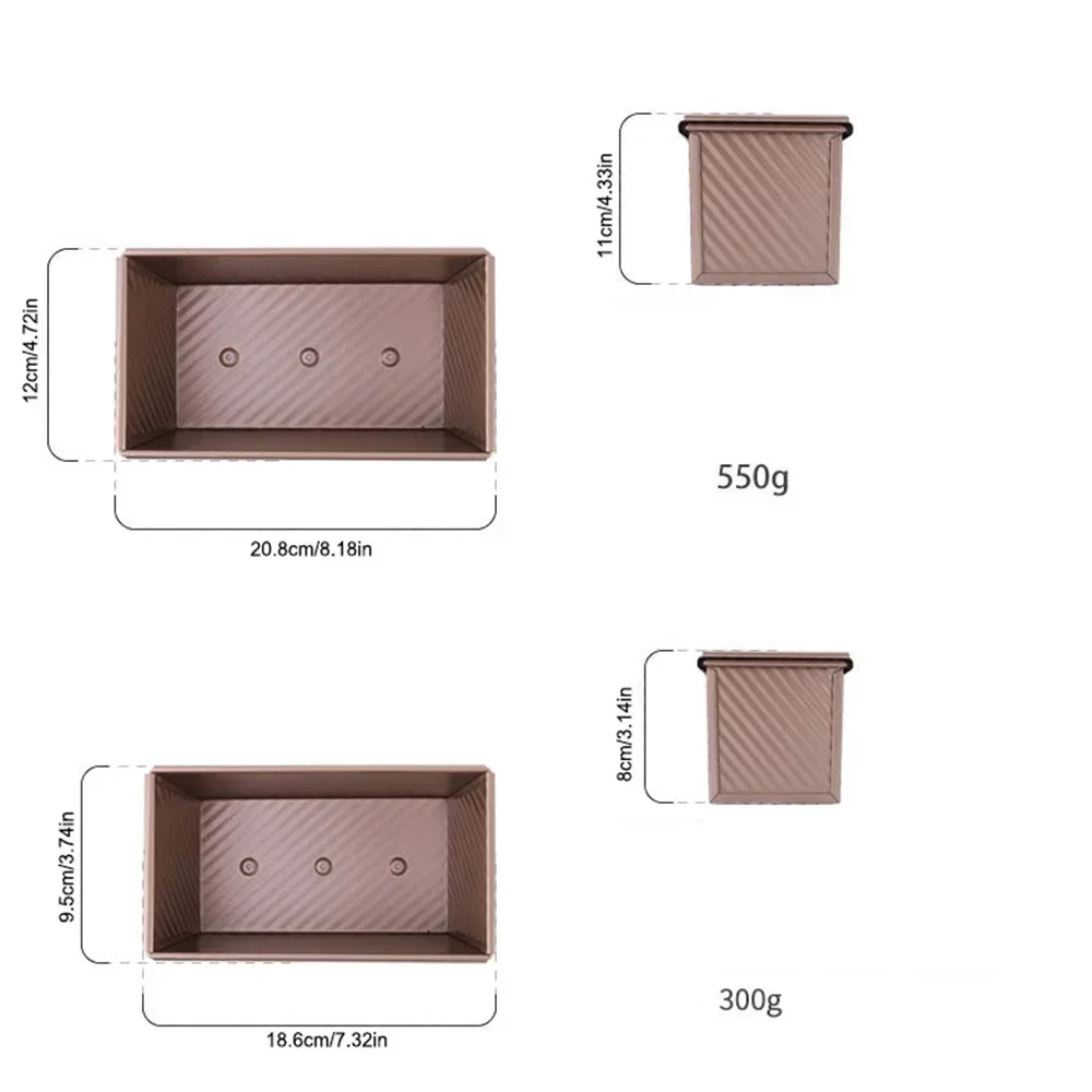 1Pcs Non-Stick Loaf Pan with L - Rotary Bakery Oven recension och pris