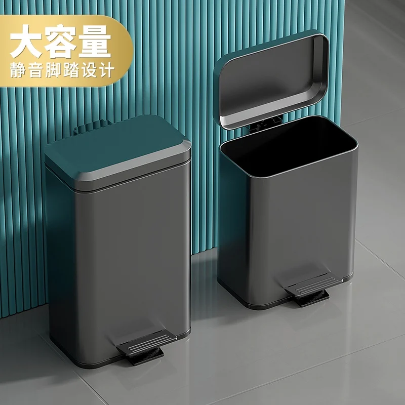 30 Liter Stainless Steel Foot  - Commercial Kitchen Trash Can recension och pris