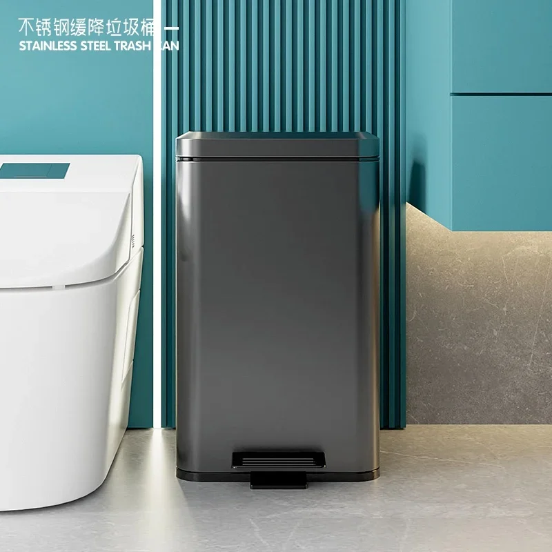 30 Liter Stainless Steel Foot  - Commercial Kitchen Trash Can recension och pris