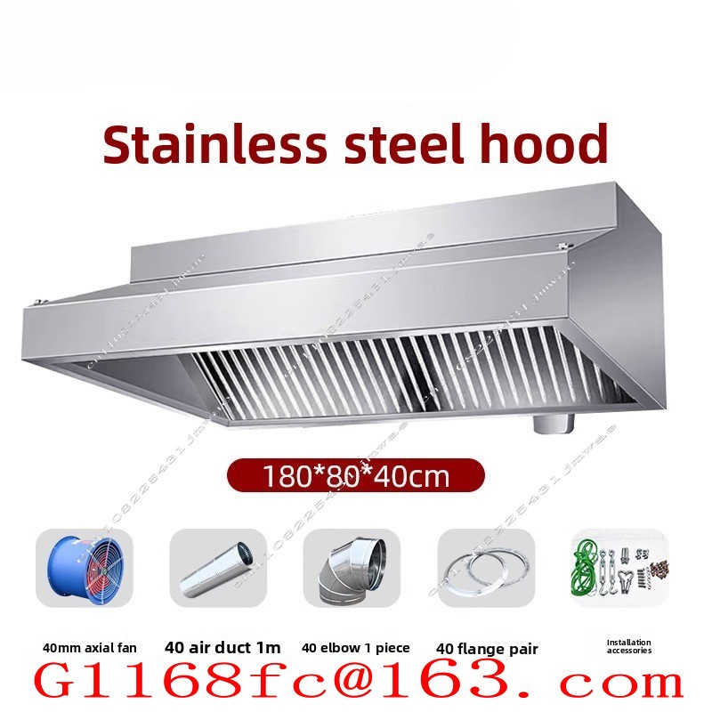 Stainless Steel Exhaust Hood f - Commercial Kitchen Exhaust Hood recension och pris